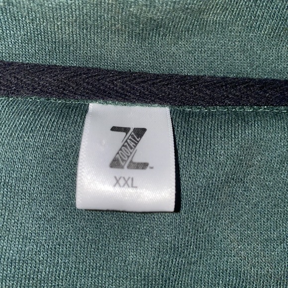 NCAA Oregon Ducks 1/4 Zip Pullover Mens XXL Green Colosseum Fleece Sportcore - Picture 4 of 11